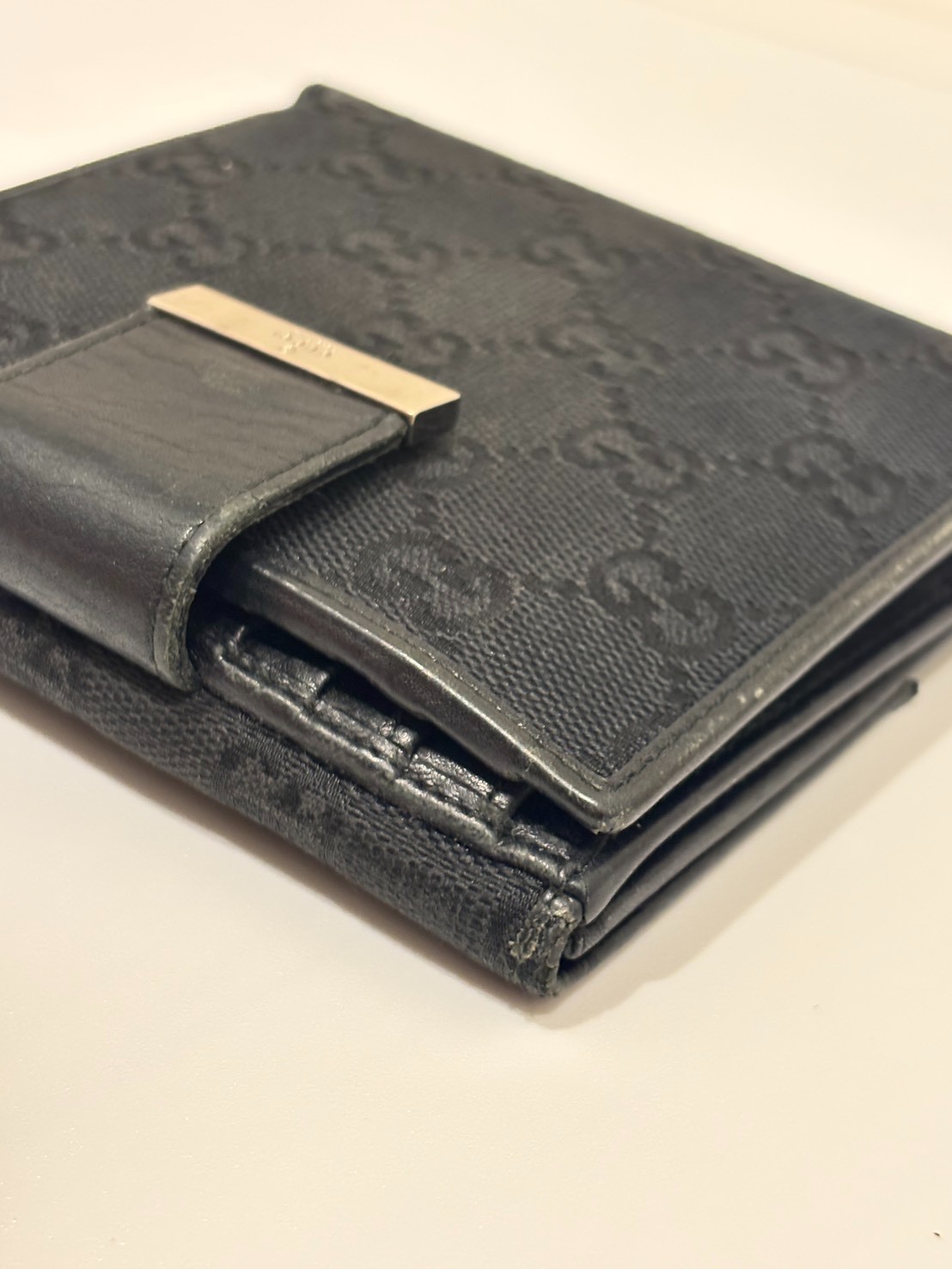 GUCCI gg canvas bifold wallet From Japan Authentic