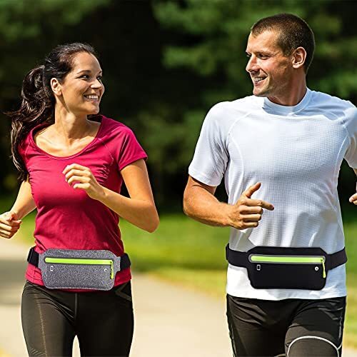 Waterproof Sport Runner Waist Bum Bag Running Jogging Belt Pouch Zip Fanny Pack