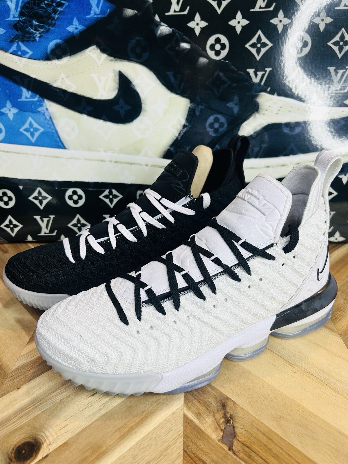 2 Pairs NIKE LEBRON XVI 16 BHM EQUALITY Home And Away Men’s 12 BQ5969 100 101