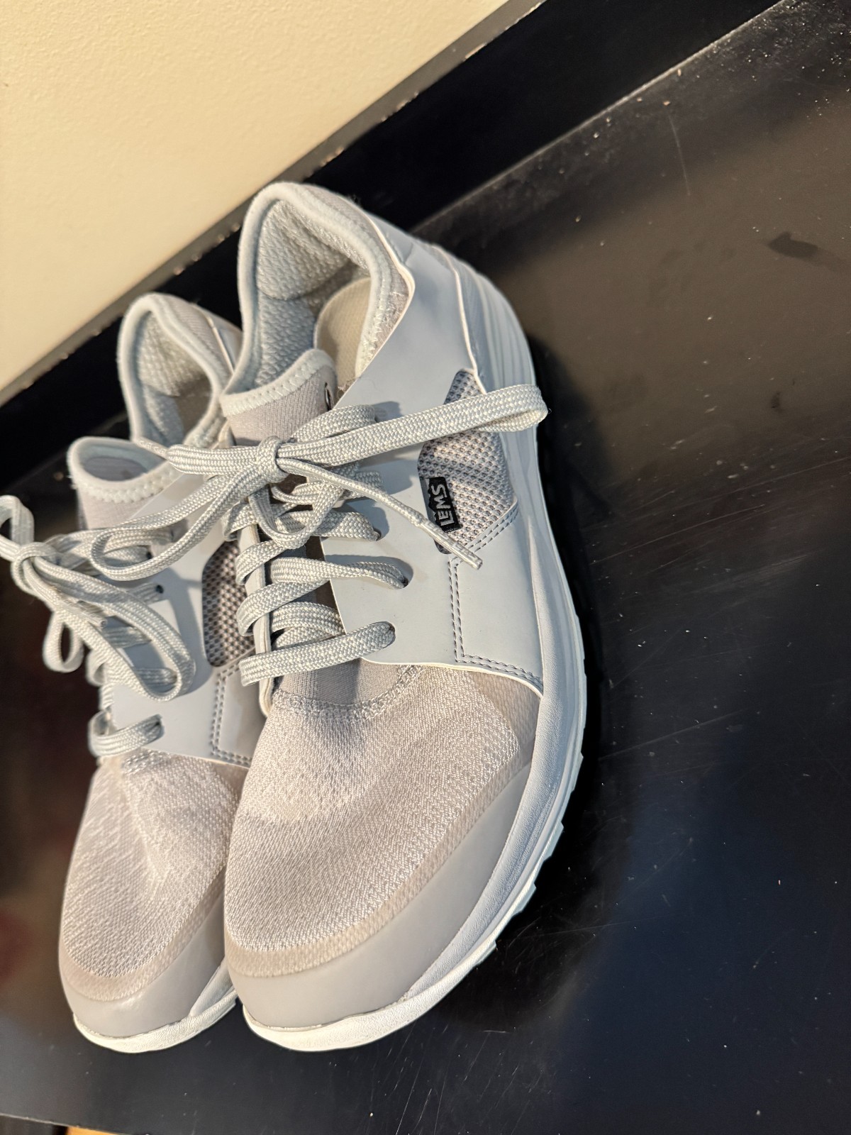 Lems Shoes Men Gray Athletic Size 10.5 — Worn Twice Read Description