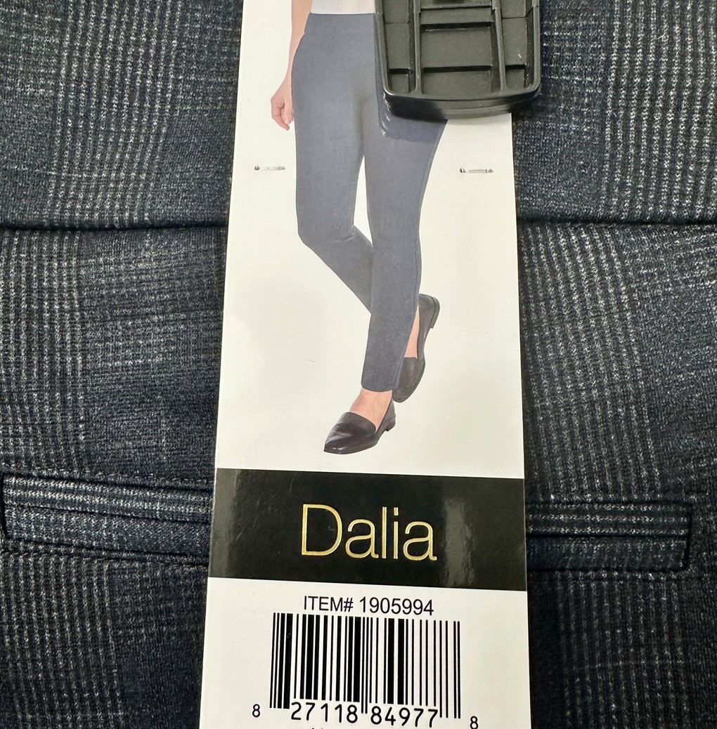 Dalia Women’s Pull-On Ponte Pant, Navy Combo