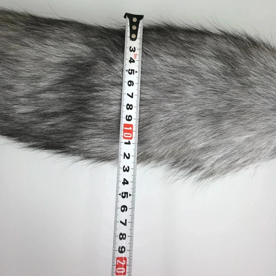 16″-18″ Real Fox Fur Tail Keychain Bag Charm Furry Pendant Costume Cosplay Toys
