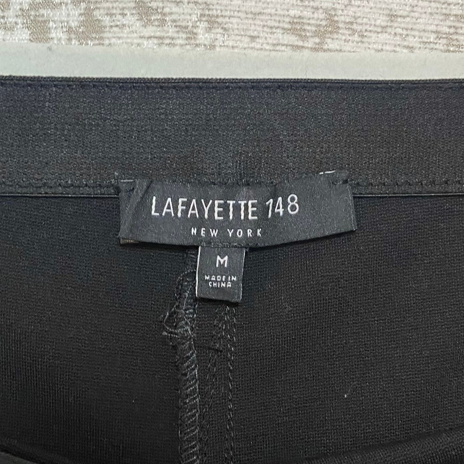 Lafayette 148 Houston Pull On Ankle Pants in Black