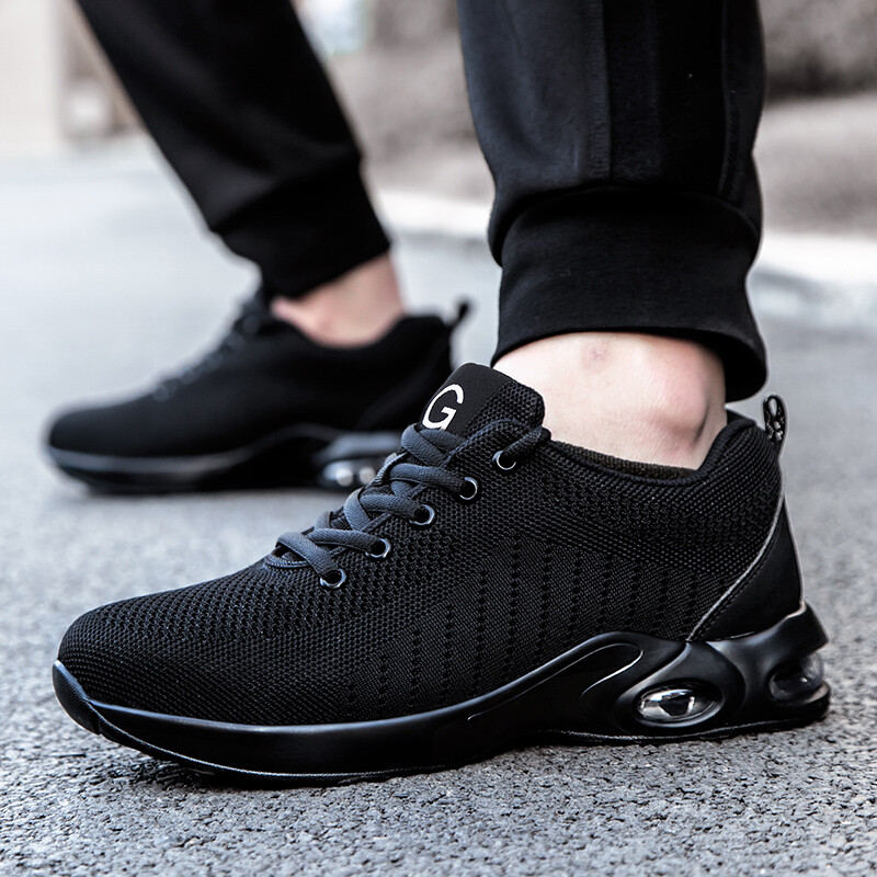 Mens mesh Sneakers Safety Shoes Work Anti shock Botas De Trabajo Para Hombre