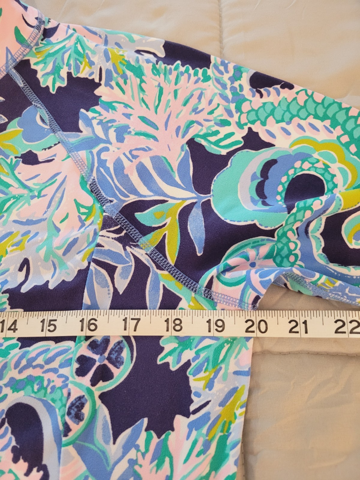 Lilly Pulitzer Luxletic Full-Zip Serena Jacket Sz Large Sirens & Spirits Fitted