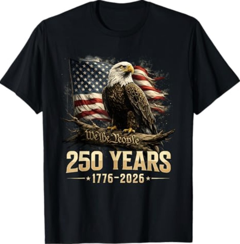 250th Anniversary USA Patriotic 250 Years American 4th July T-Shirt S-3XL