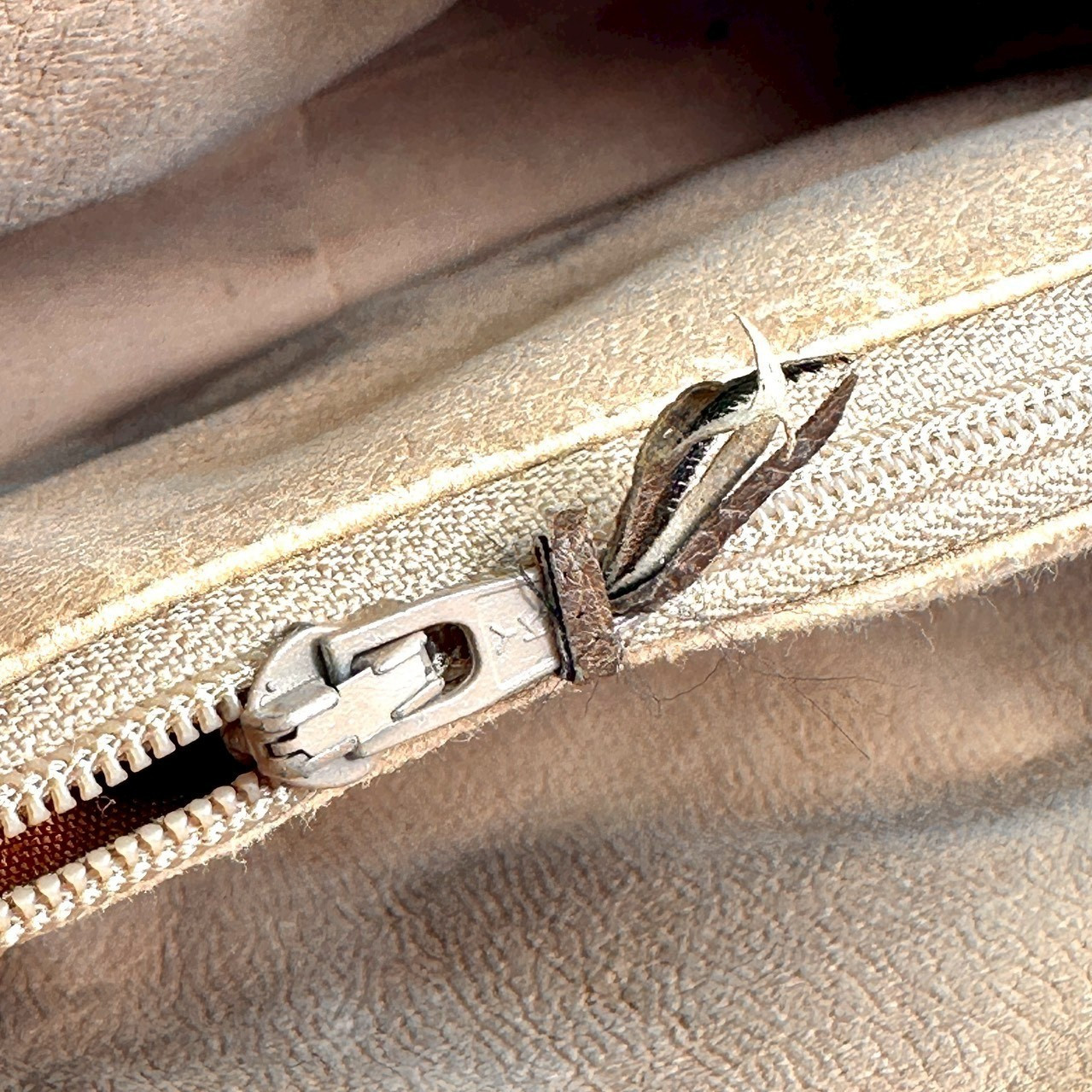 Vintage GUCCI Shoulder Bag Sherry Line PVC Leather GG Beige Authentic