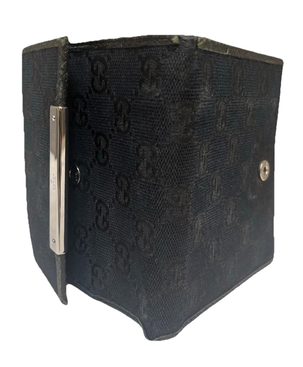 Gucci GG Canvas bifold wallet black