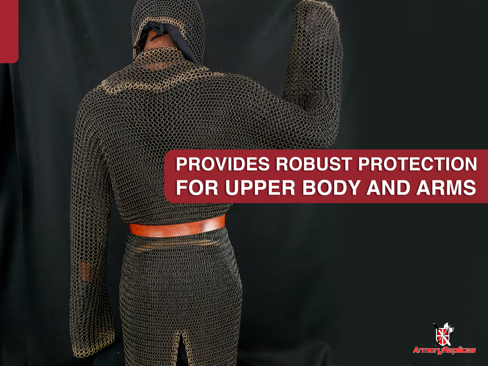 Chainmail Armor Full Sleeve Knight Shirt | Mild Steel Medieval Hauberk | 6 Color