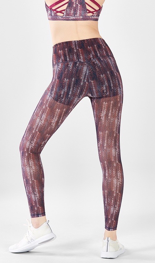 $85 Fabletics High-Waisted PureLuxe Power Form Mesh Legging Women’s XS 2-4 New