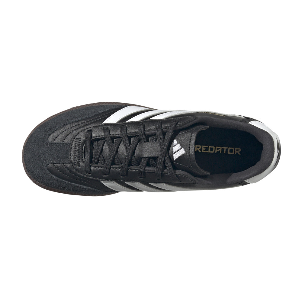 adidas Predator Freestyle Indoor Soccer Youth Boys Black Sneakers Athletic Shoes
