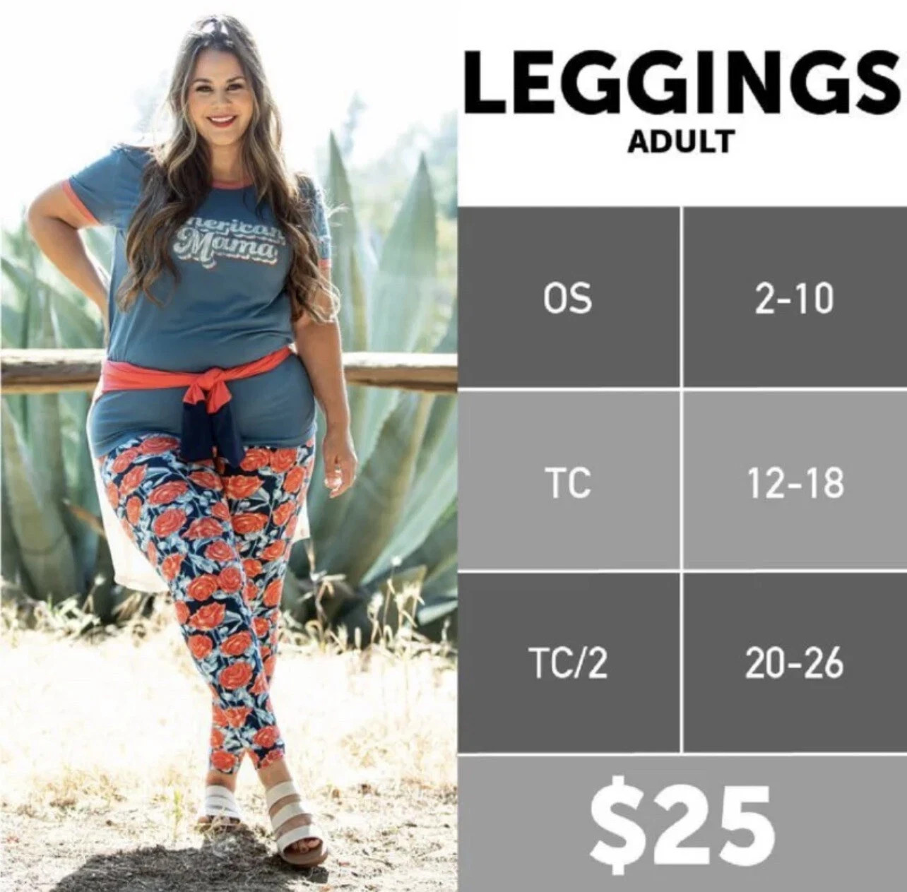 LuLaRoe BRAND NEW Leggings Solid BLACK Rare TC2 Tall And Curvy 2 Fits Sizes 18+