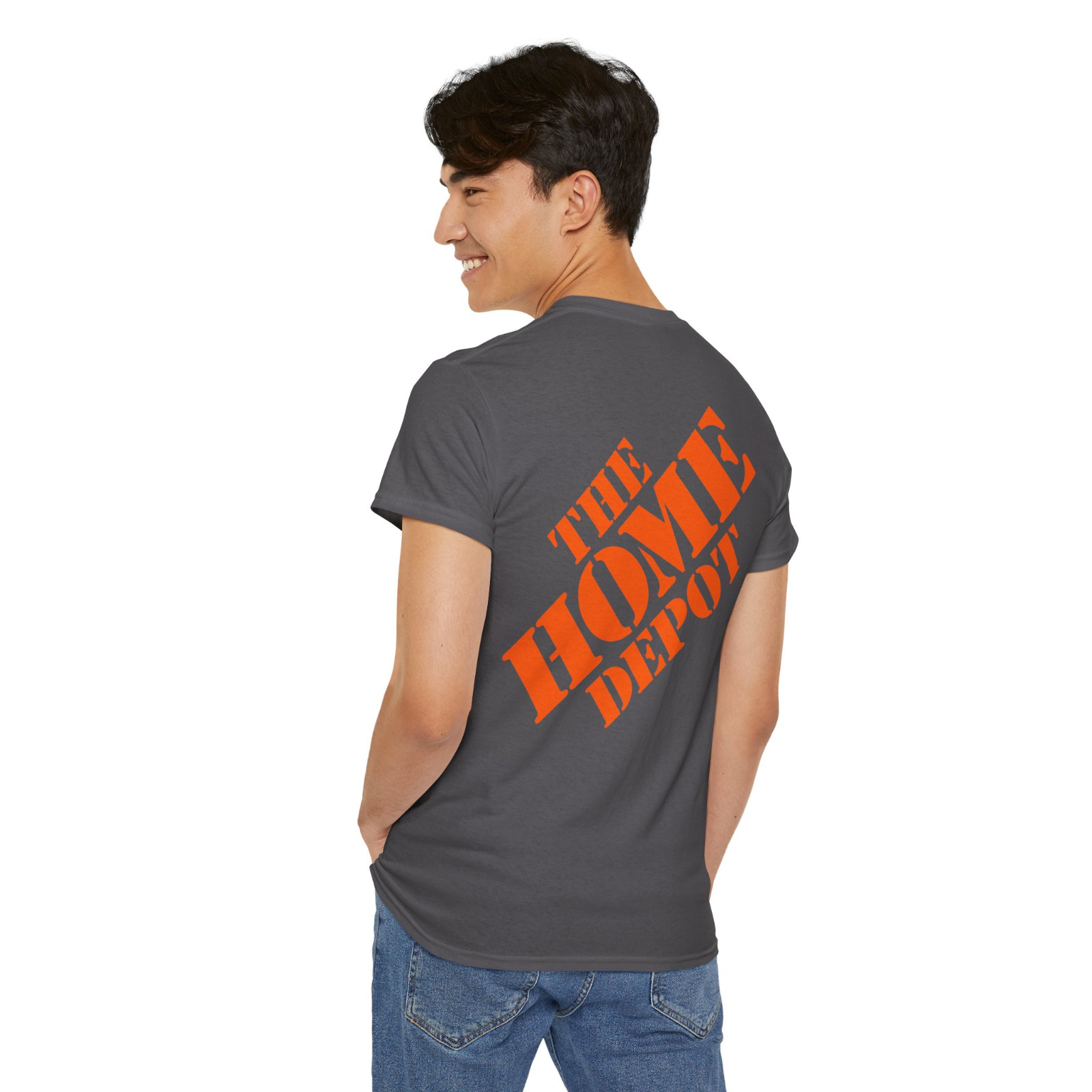 New The Home Depot Store Logo Men’s T-Shirt American Twoside Tee Shirt