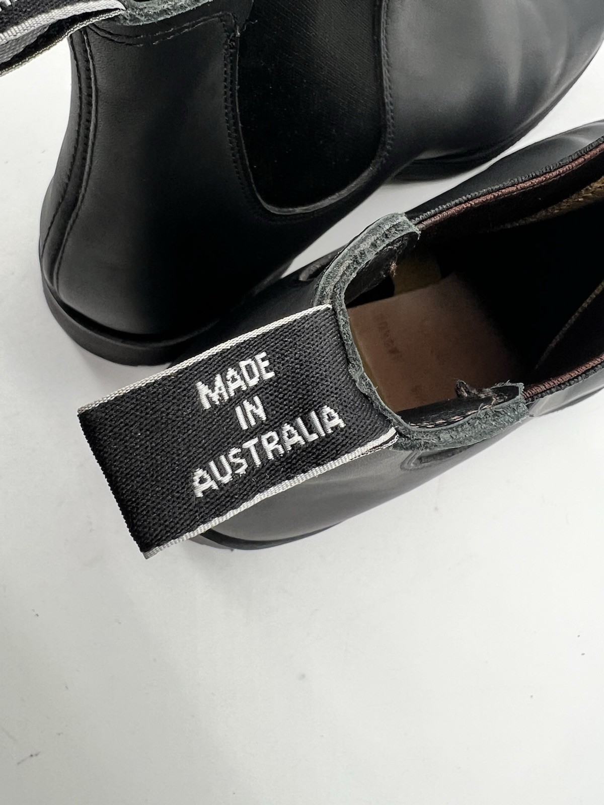 R.M Williams Gardner Men UK Sz 10.5 Sz US 11.5 Black Leather Chelsea Boots Shoes