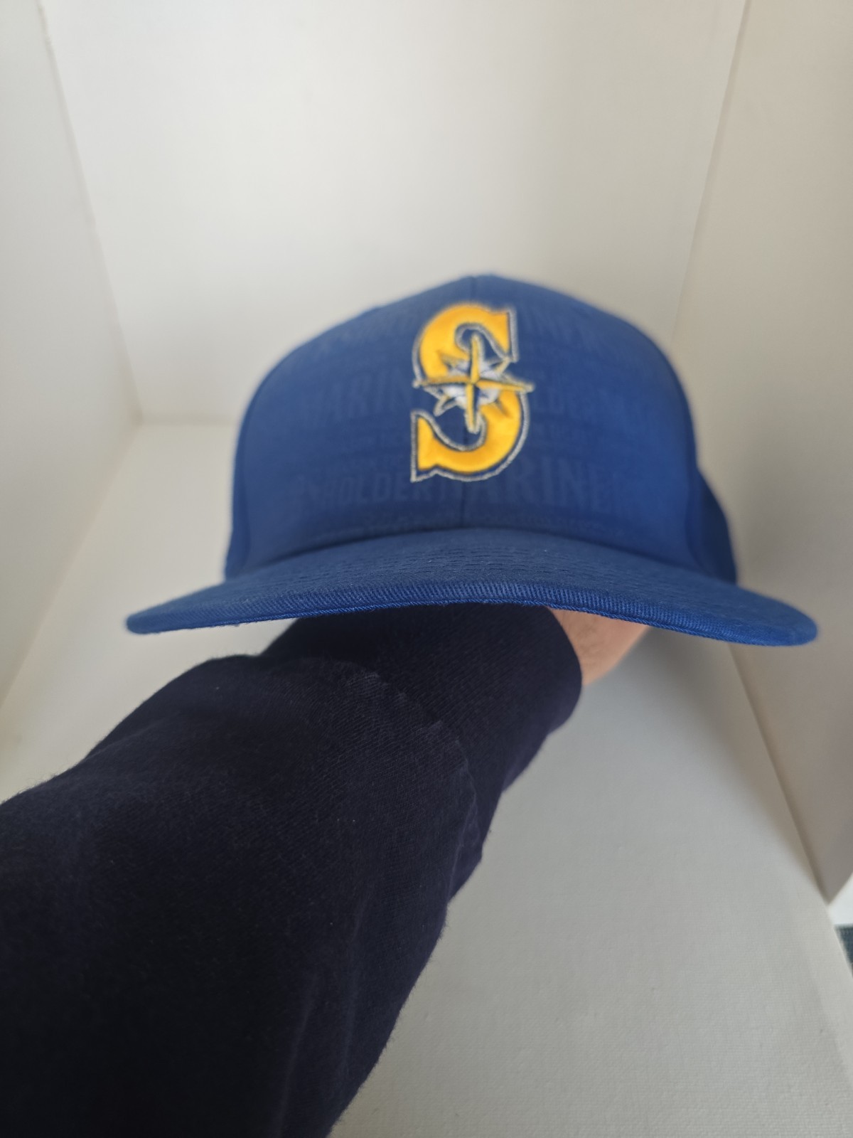 Seattle Mariners 40th Anniversary Patch Blue Hat Cap Snapback Melonwear