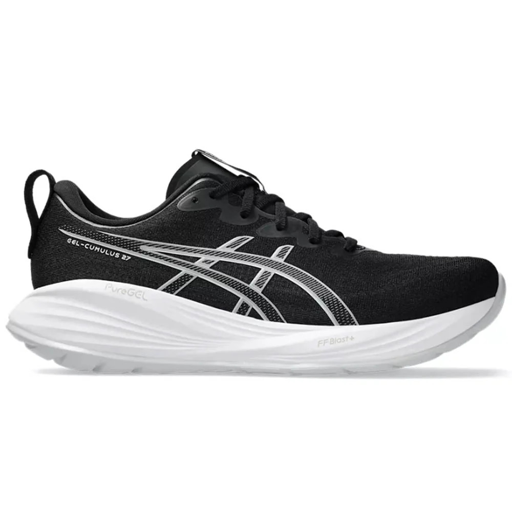 Men’s Asics Gel-Cumulus 27, Black/Concrete, 11.5 D Medium US
