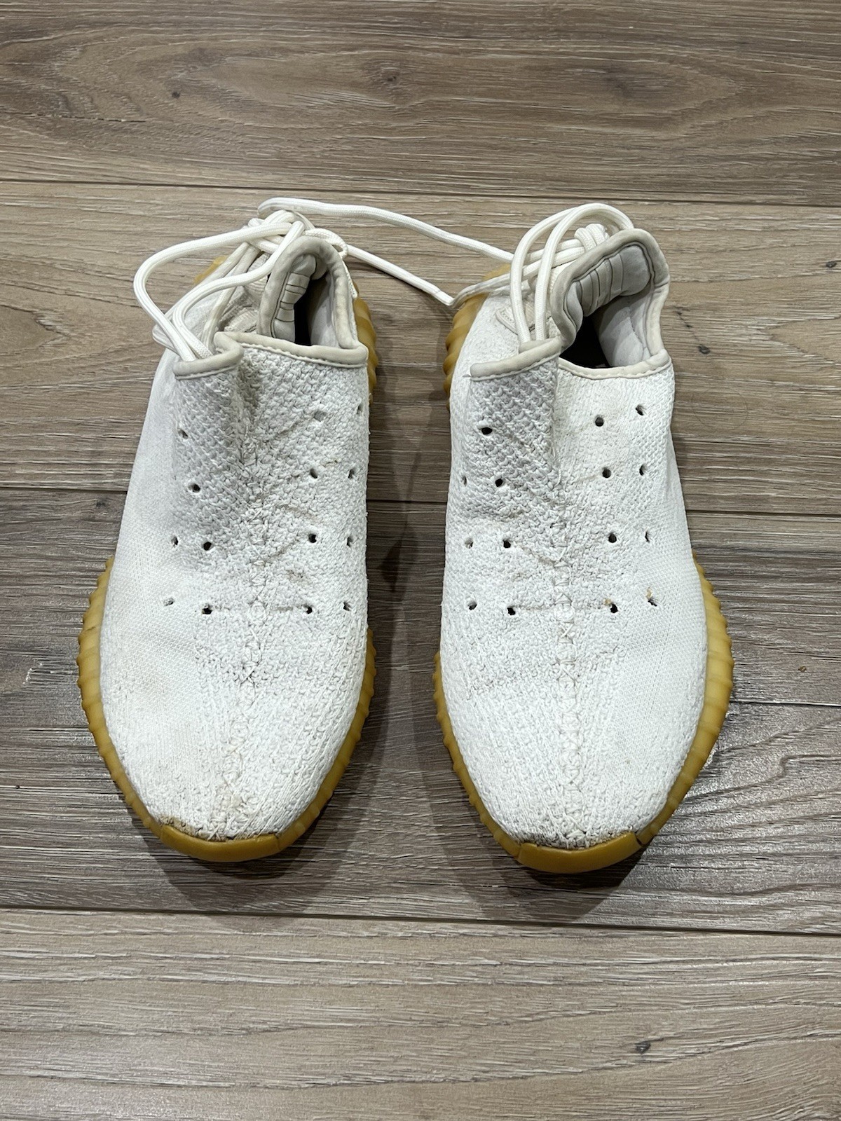 Adidas Yeezy Boost 350 V2 Cream White Triple White Size 9.5 Used