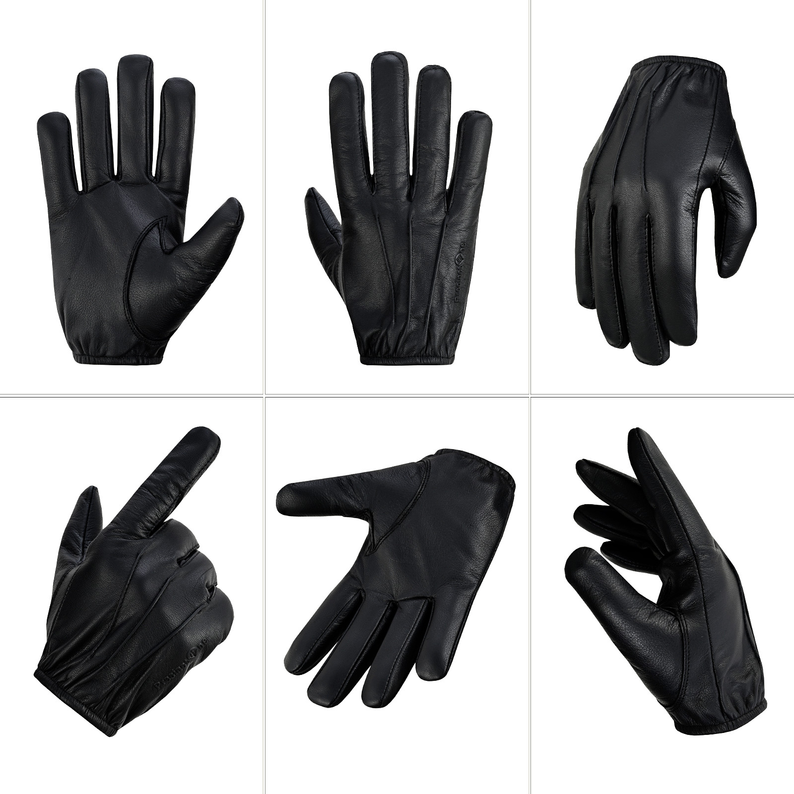 Men’s Driving Gloves Car Motorcycle Bikers Genuine Leather Police Drivers Glove