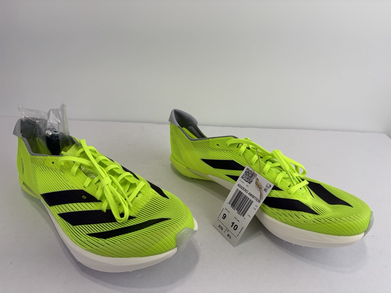 adidas Adizero Ambition Lucid Lemon Spikes IH5798 Men’s 9 Women’s 10 NWT $150