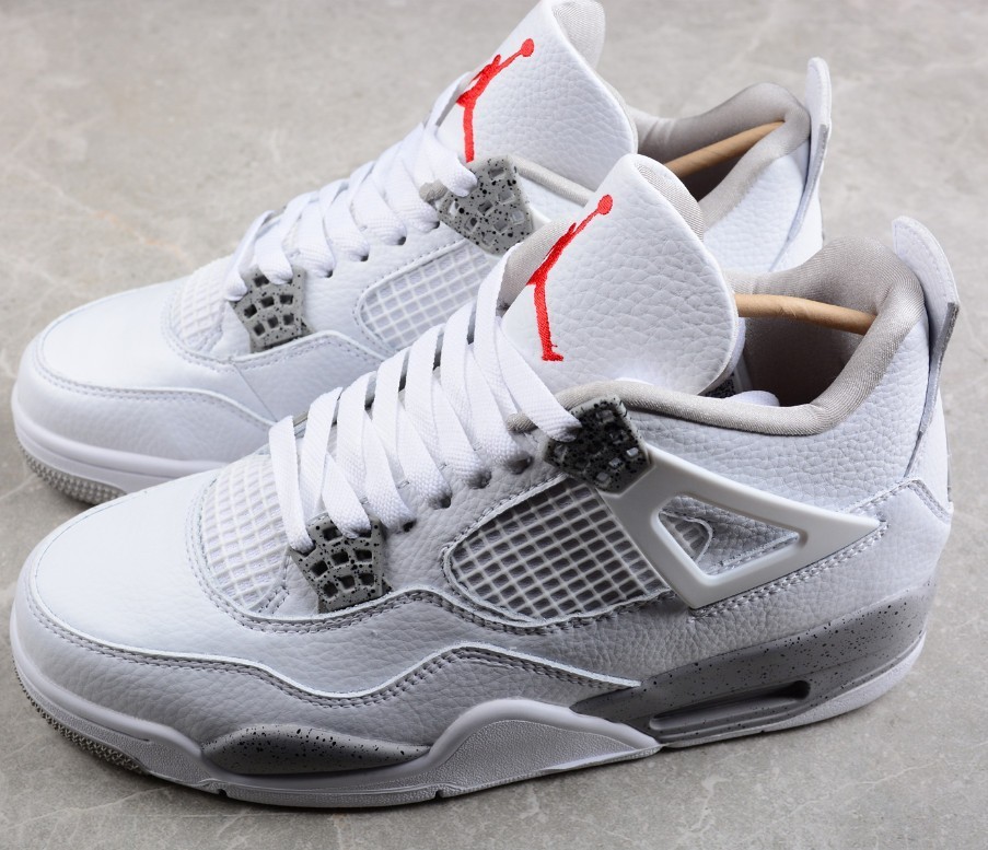 Jordan 4 Retro “White Oreo ” Men’s US Size 7-12 Basketball Shoes Mid Top