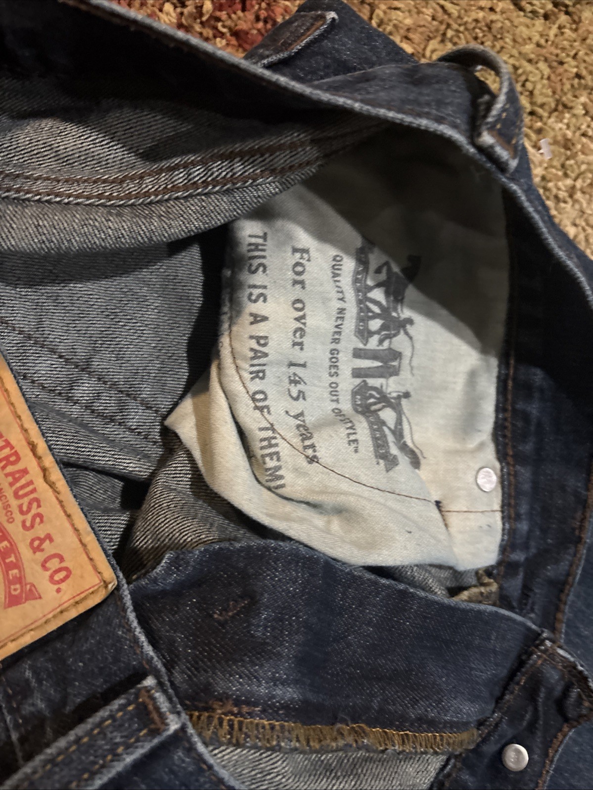 Levi’s 527 Series NWOT Jeans Men’s Slim Fit Bootcut Dark Wash 33 x 32
