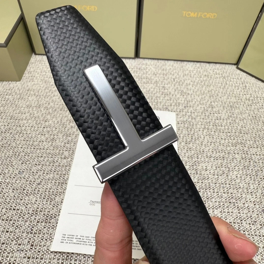 Tom Ford Lychee Pattern Casual/Professional Leather Belt