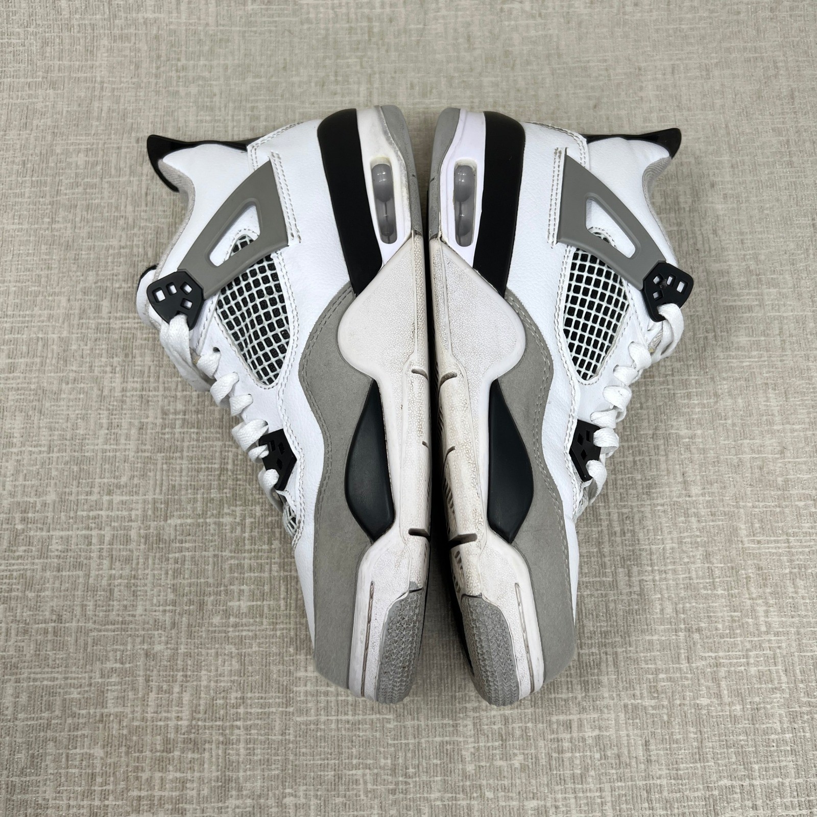 Nike Air Jordan 4 Retro Military Black DH6927-111 Men US 8 White Gray Sneaker