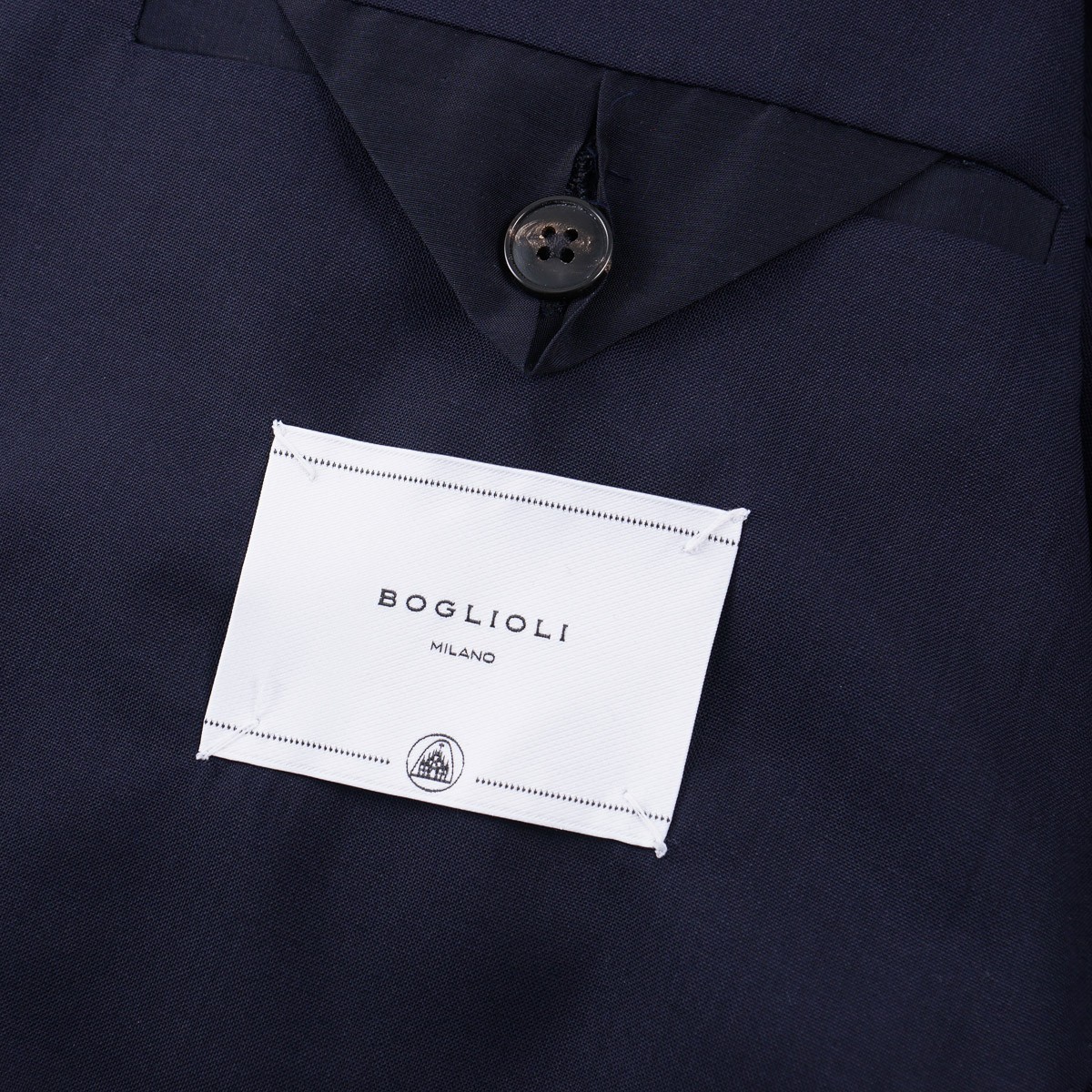 Boglioli Solid Navy Blue Lightweight Wool ‘K Jacket’ Suit 48L Long (Eu 58L) NWT