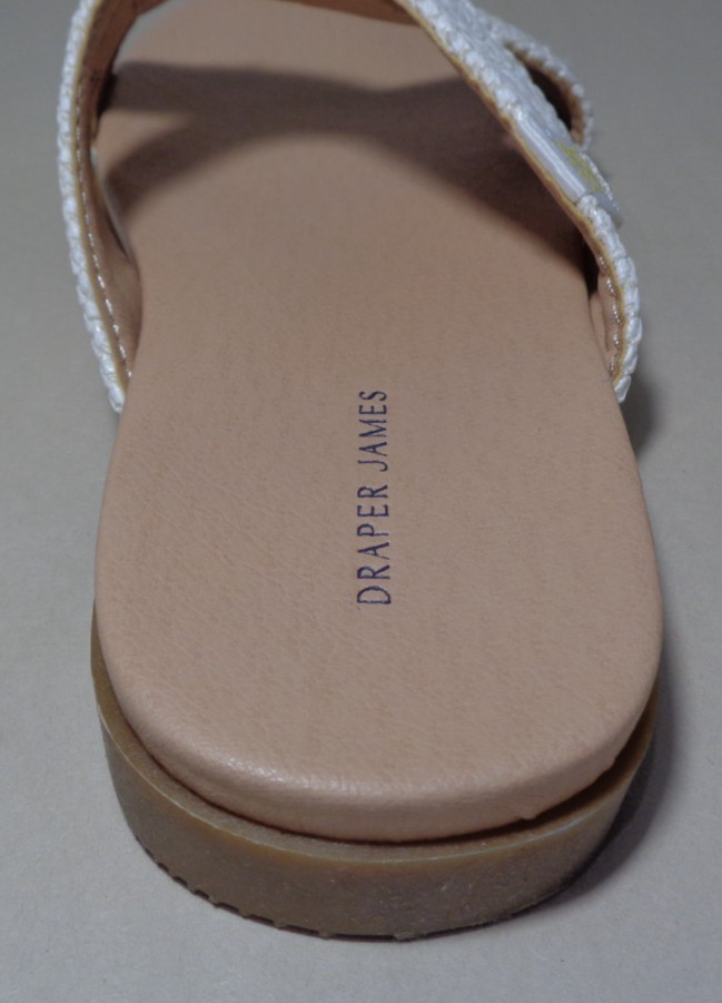 Draper Size 7 M / ALEX / White / Raffia Woven Sandals / New Women’s Shoes