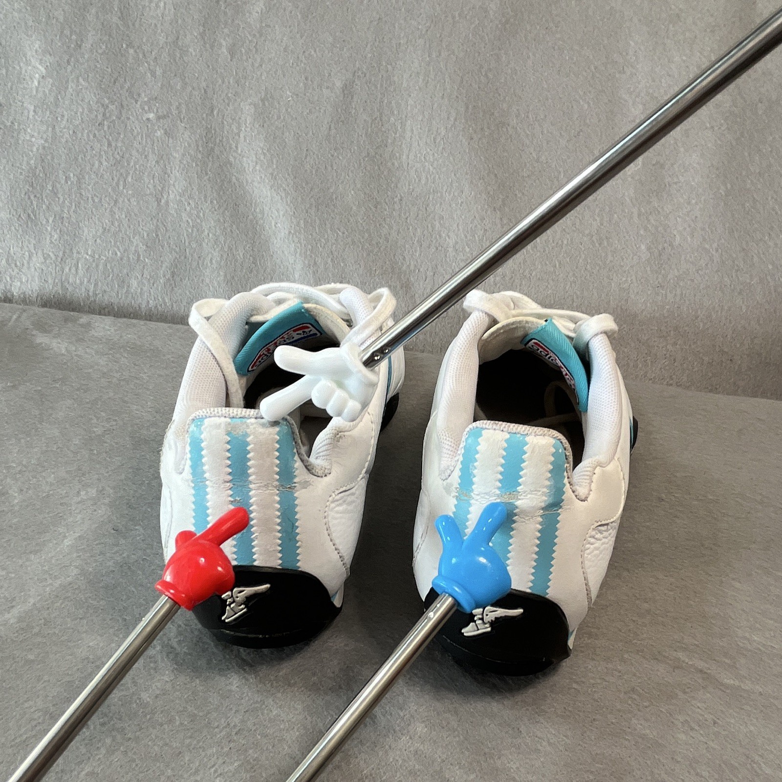 2006 adidas Goodyear Adiracer Lo Men’s Athletic Sneakers White Blue Black