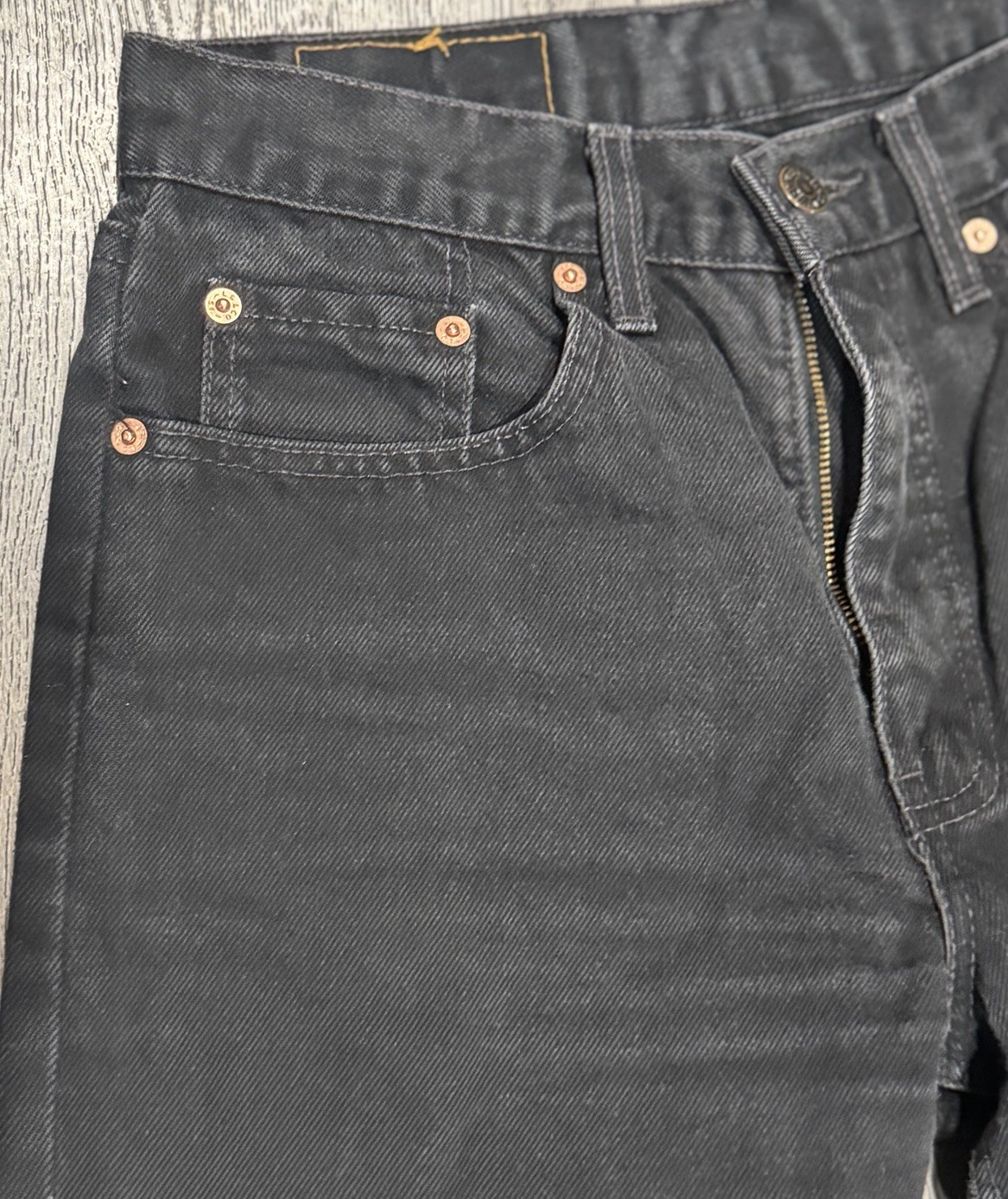 Vintage 1995 Levi’s 615 Orange Tab Black Jeans 30×32 Great Condition