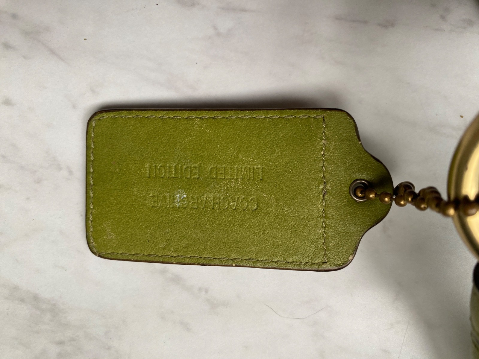 COACH 12797 Vintage Green Archive Limited Edition Bleecker Suede Haversack