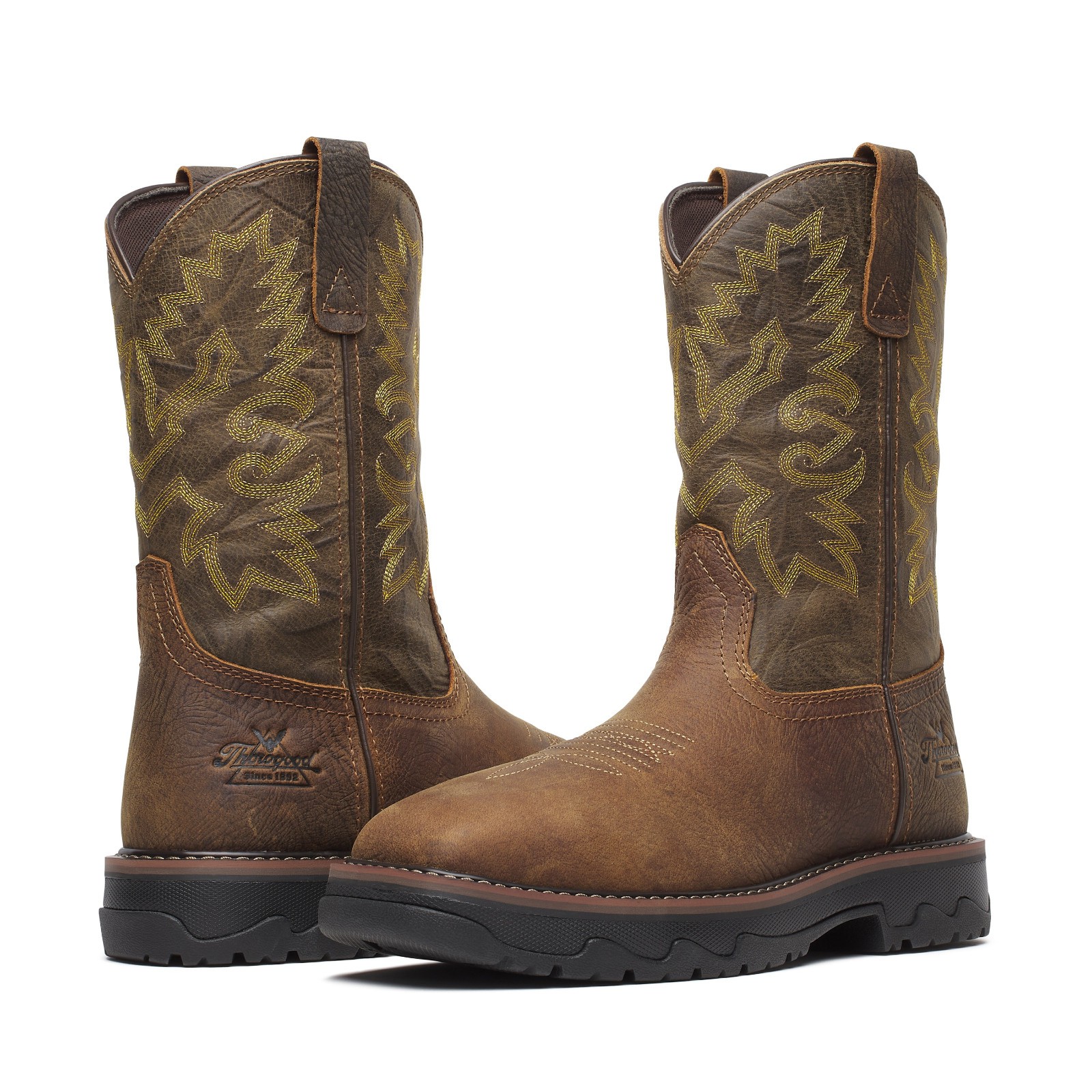 Thorogood 804-4342 Buffalo Ridge Waterproof Nano Square Safety Toe Work Boot