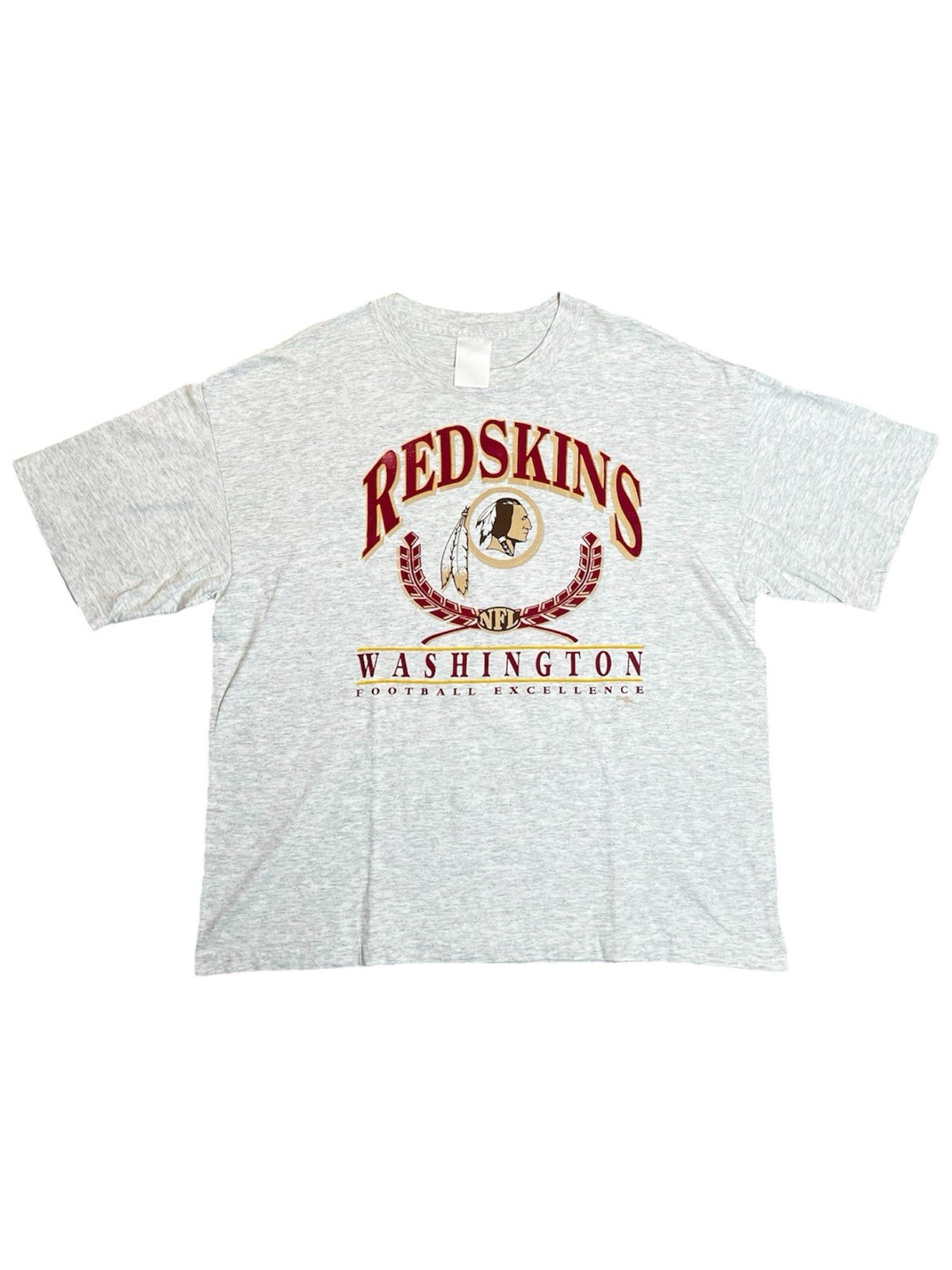Washington Redskins Vintage Single Stitch T-Shirt Size XL Made In USA NFL 90s