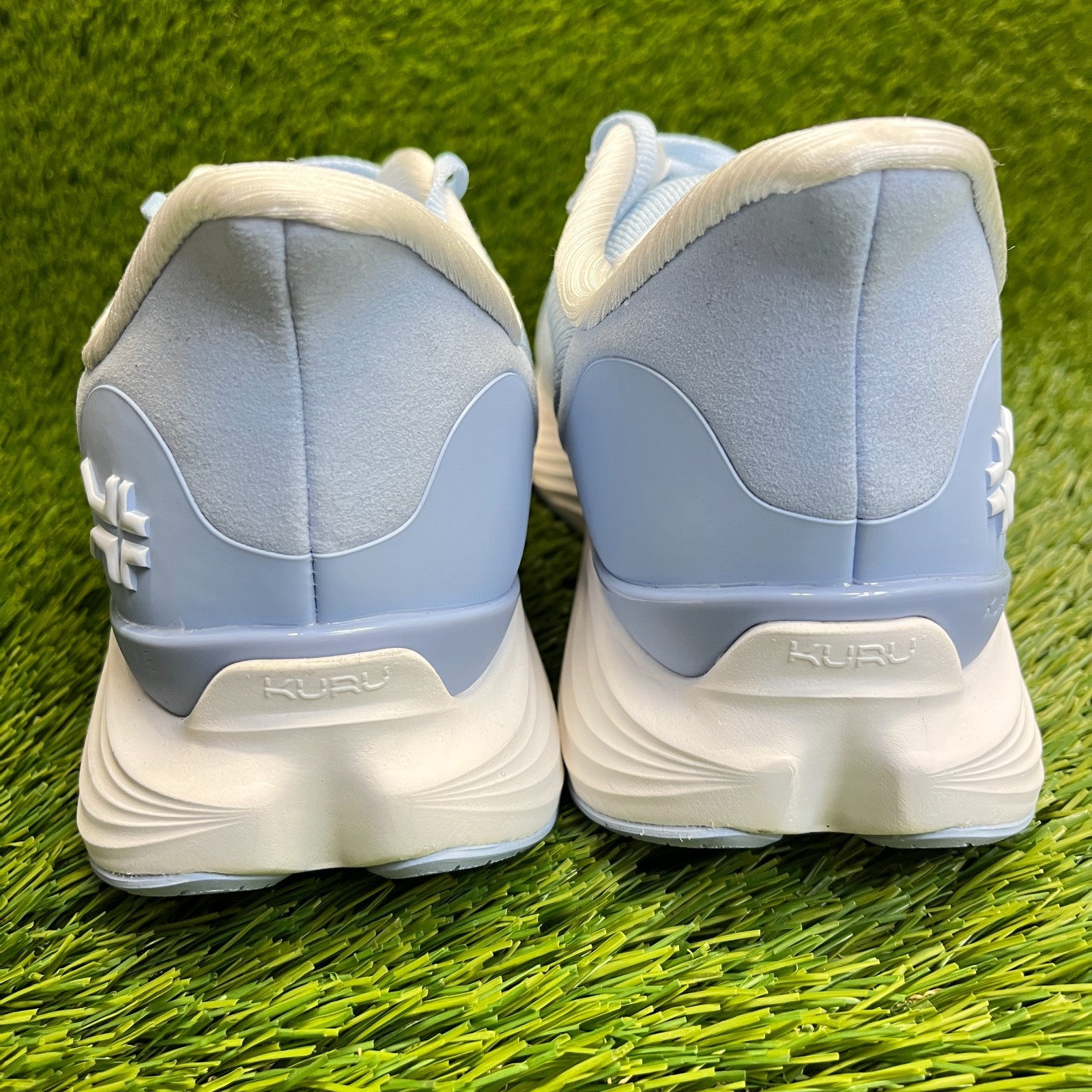 Kuru Atom 2 Womens Size 11.5 Blue White Athletic Running Walking Shoes Sneakers