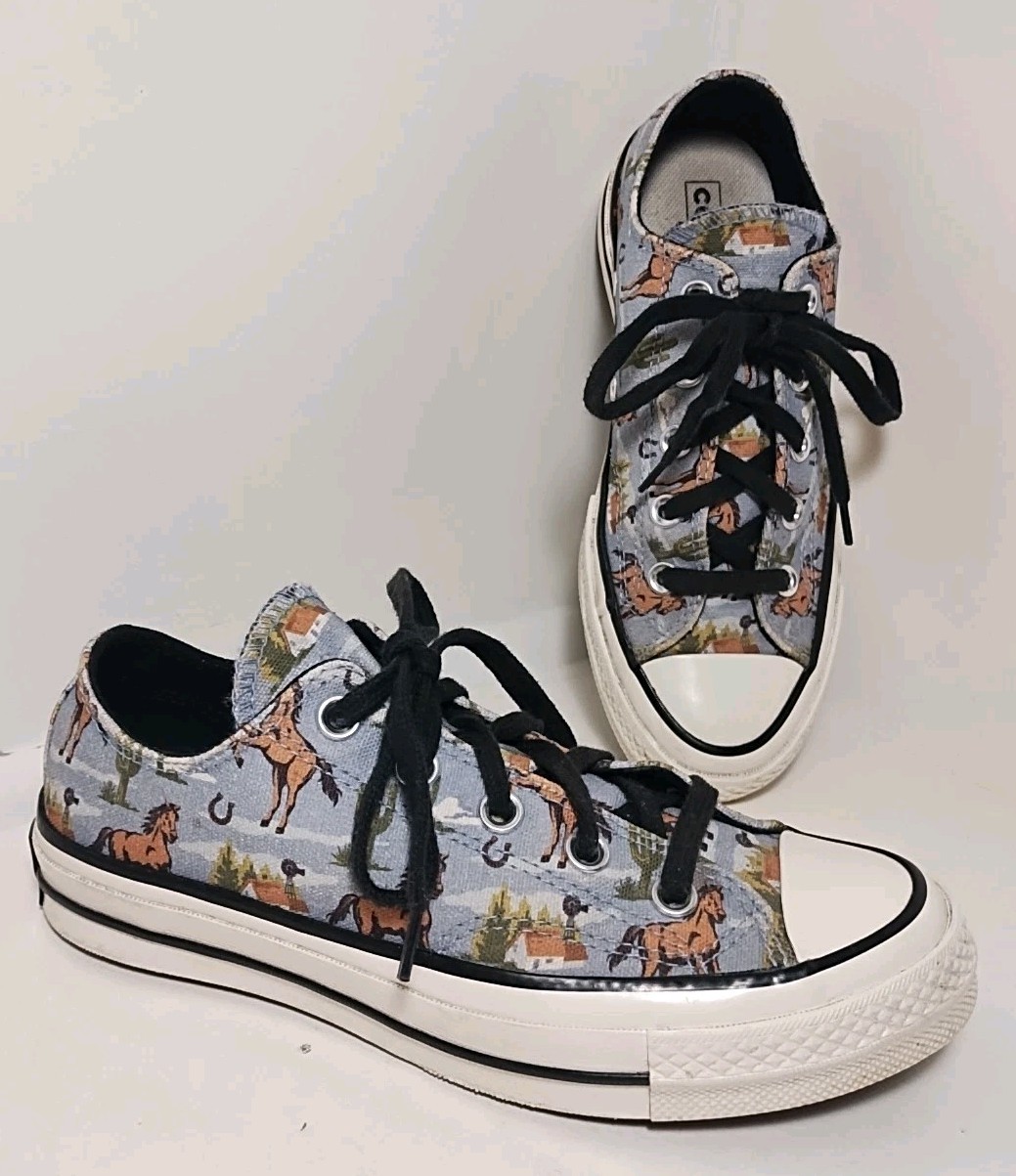 Converse Chuck 70 Low ‘Twisted Resort – Old Western’ Washed Denim Horse M4/W6