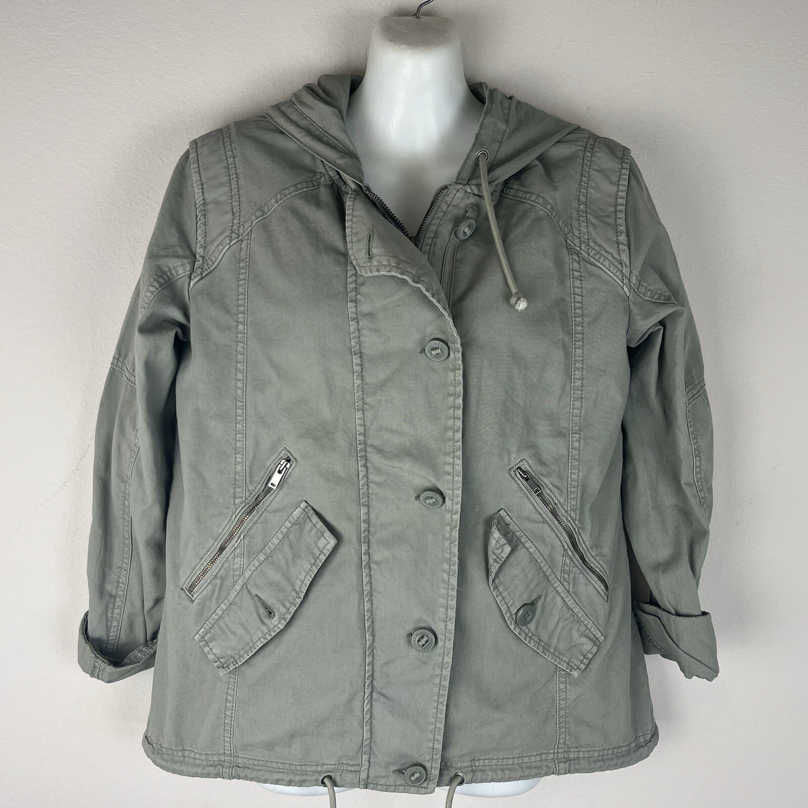 American Eagle Military Utility Jacket Size XS 544-85 AE-177 Sage Green ~ NWT