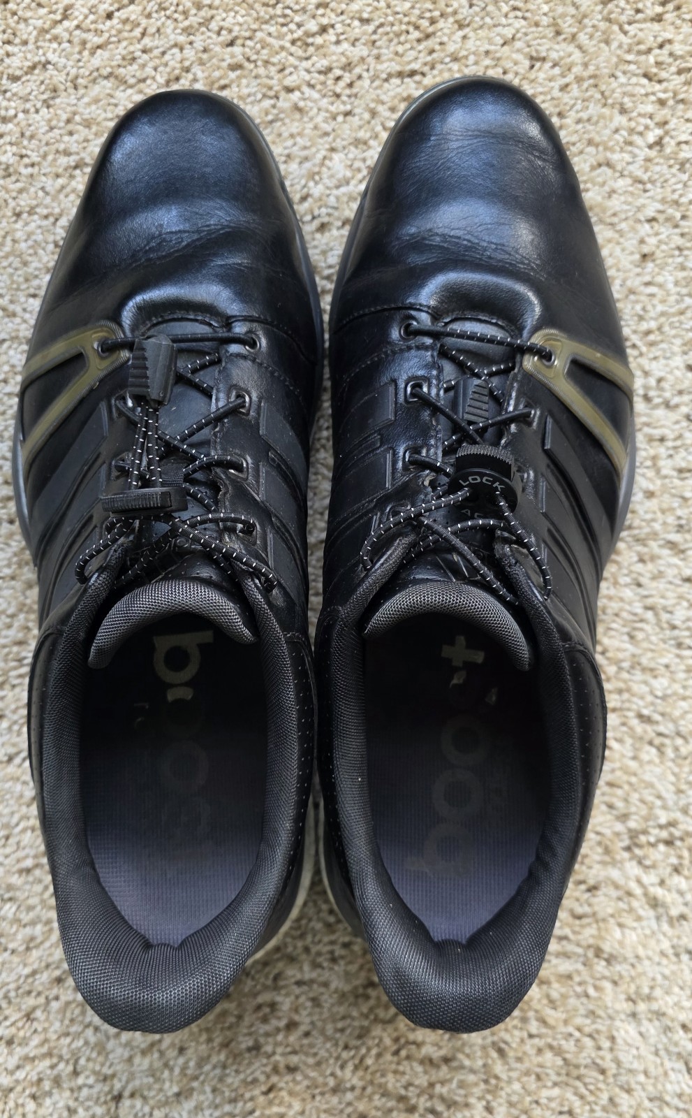 Adidas Powerband Tour BOA Golf Shoes Black FitFoam Mens Size 13M