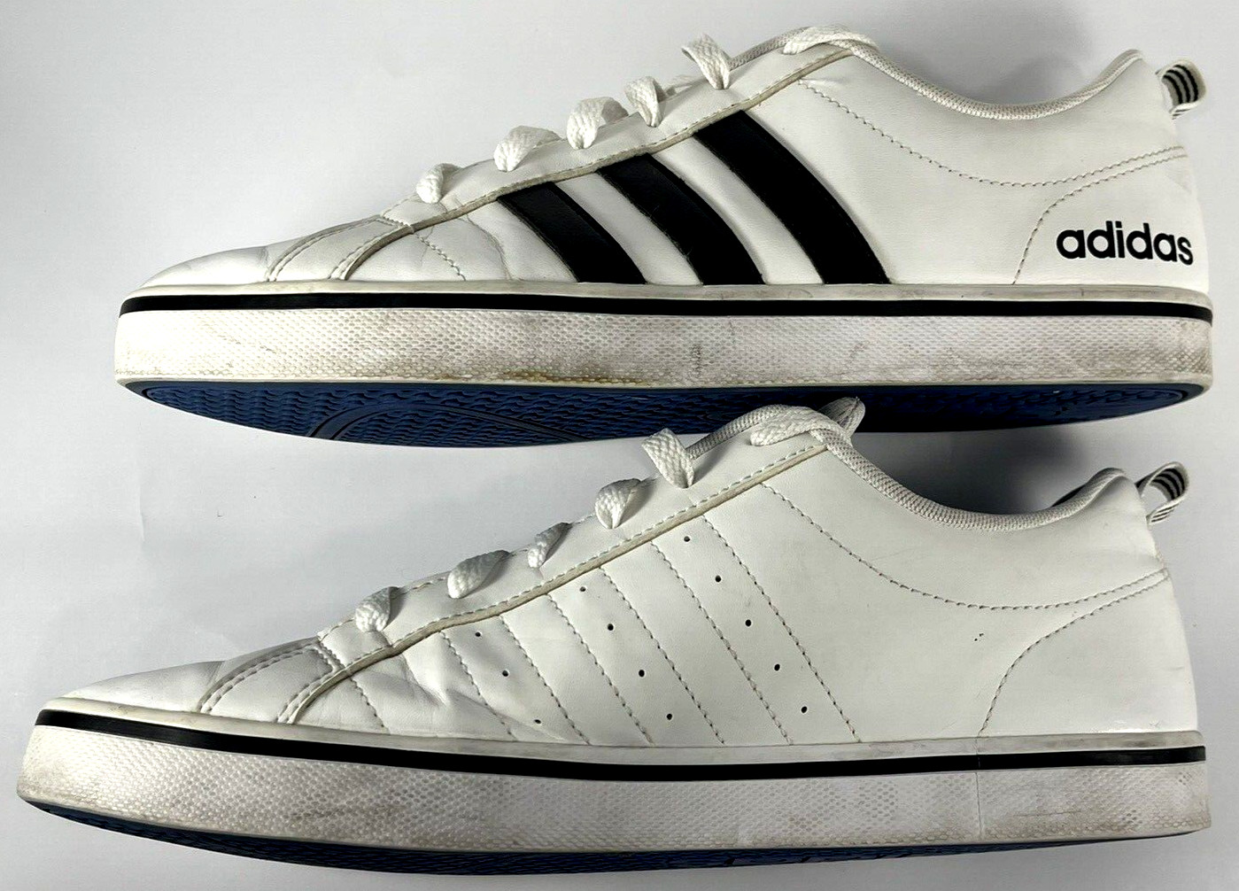 Adidas – Men’s VS Pace Sneakers Shoes AW4594 – 8-1/2 – White & Black – DoM 07/19