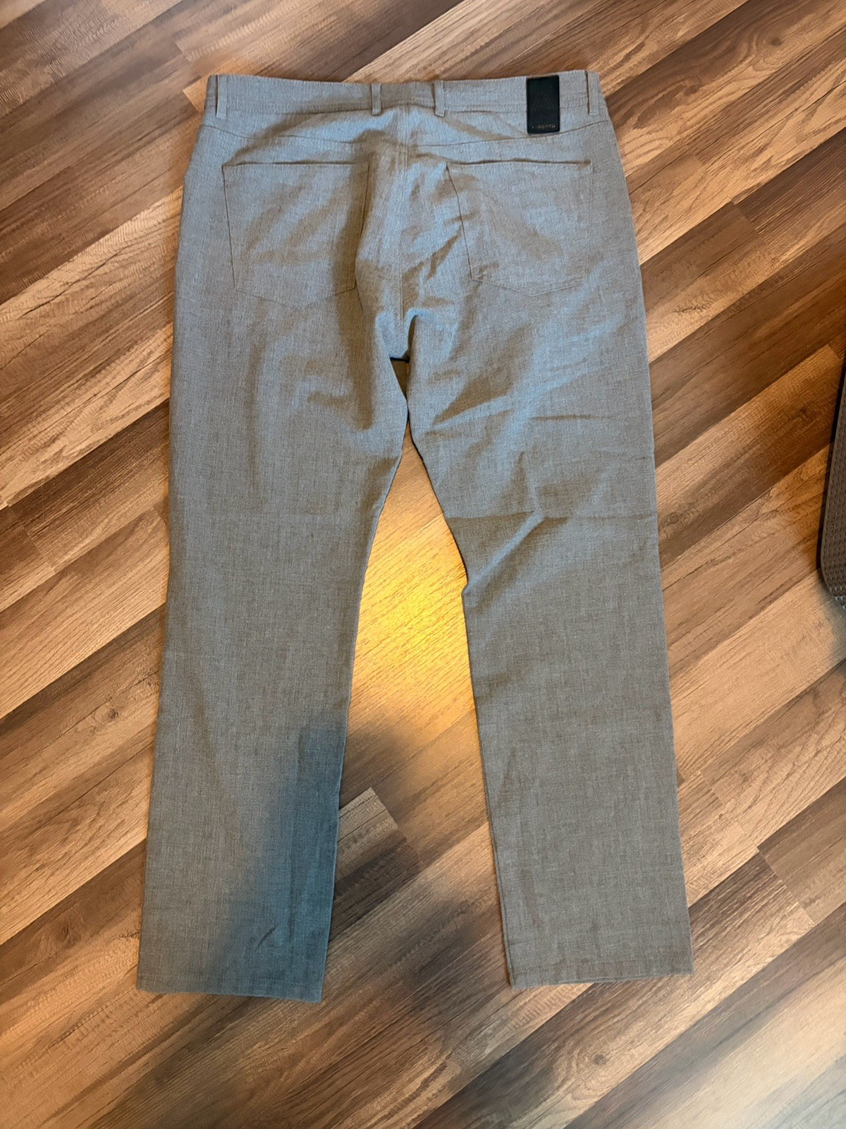 ALBERTO Ceramica Modern Fit Gray Flat Front Dress Pants Men’s 34 Waist