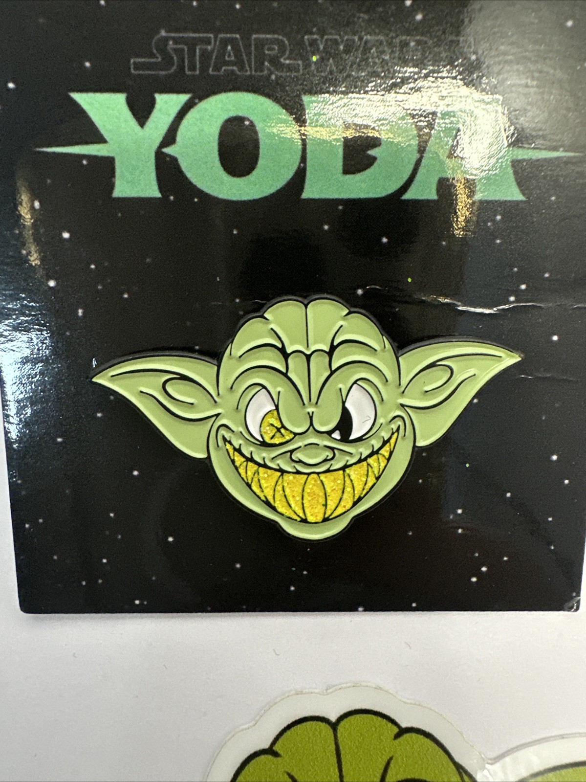 Pinzcity Yoda Star Wars Scare Bear Face Pin