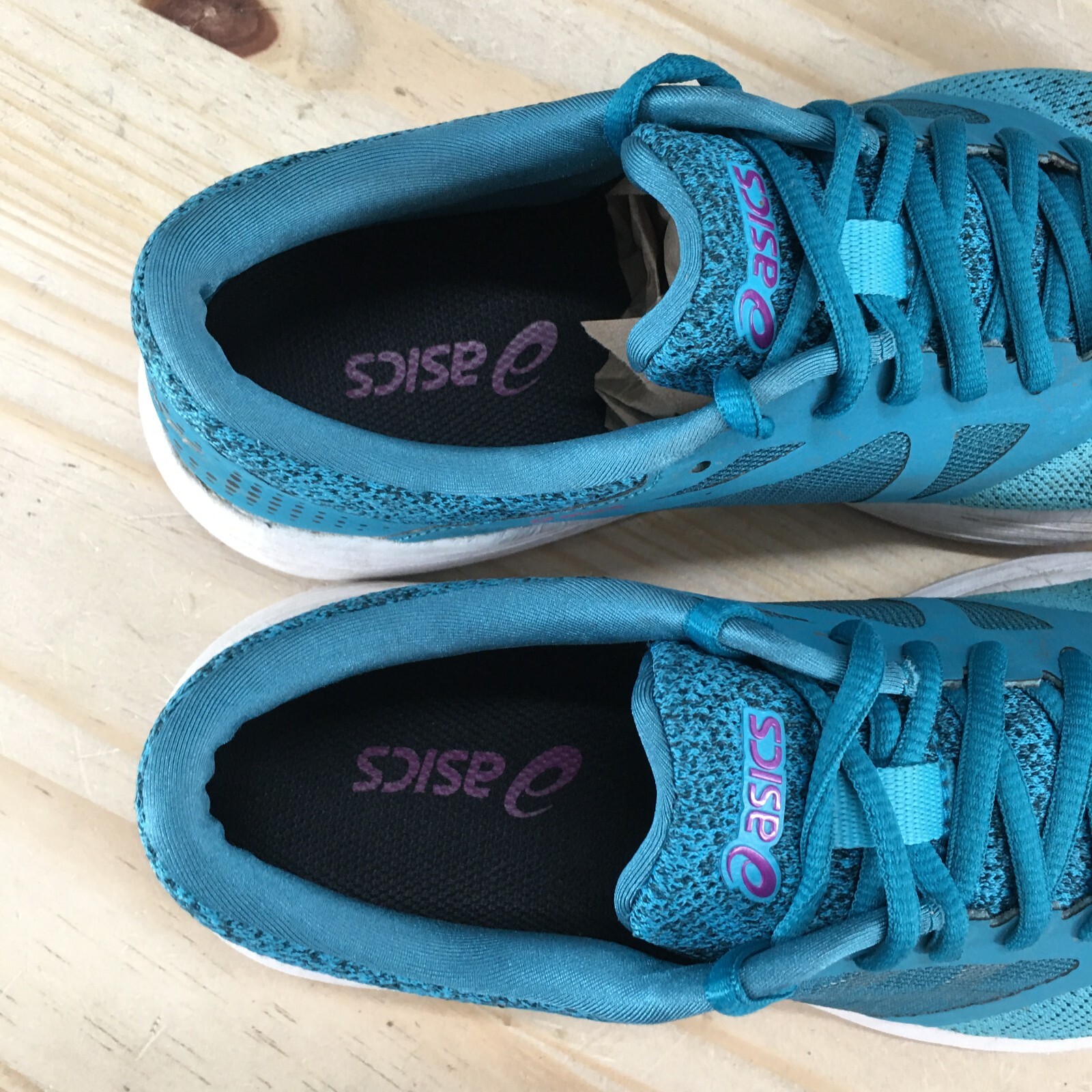 Asics Shoes Womens 9 Road Hawk Ff Running Sneakers Blue Lace Up Low Top T7D7N