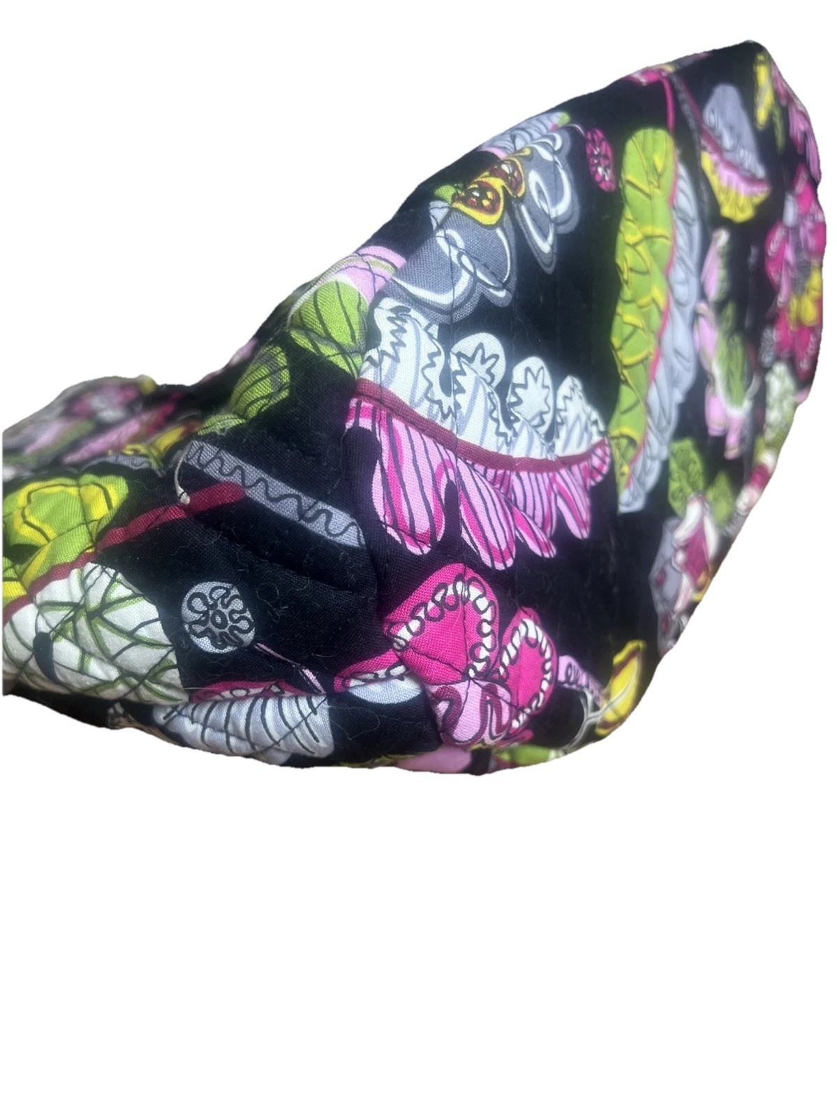 NWT Vera Bradley (2014) Retired Moon Blooms Floral Print Turnlock Tote Boho Chic