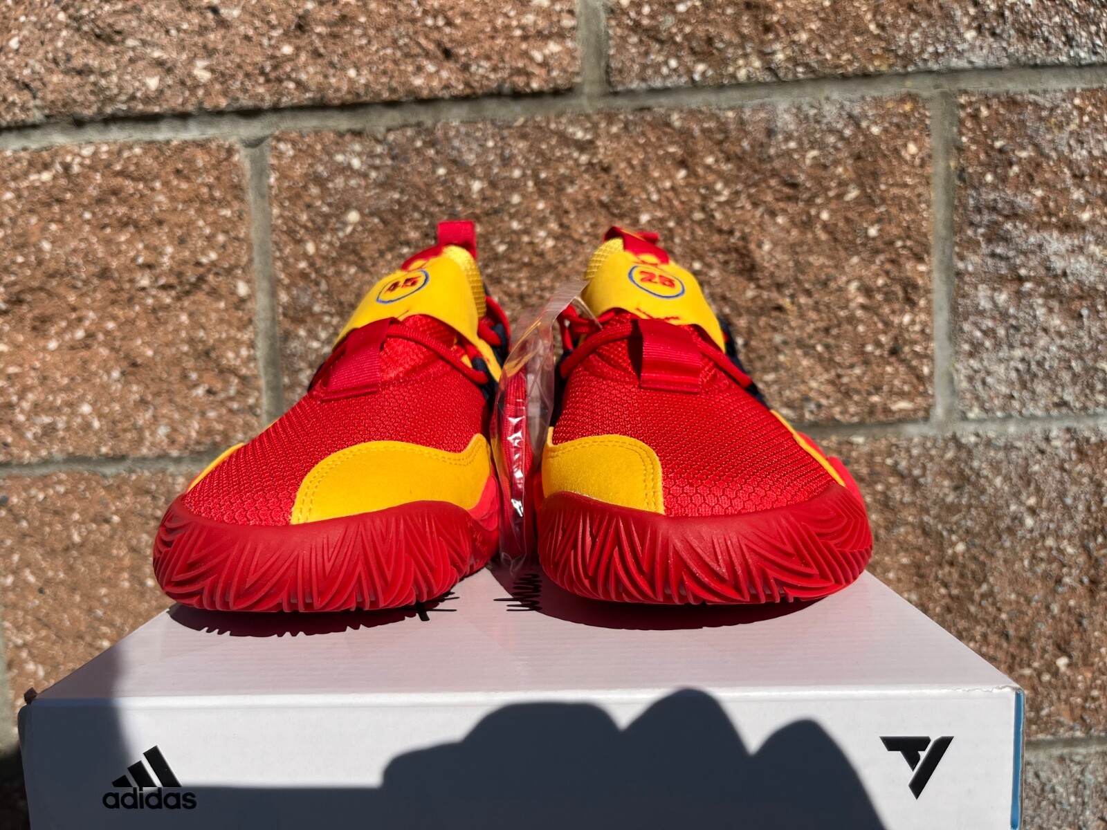 Adidas Trae Young 1 Red Gold Navy Blue MCDONALDS ALL AMERICAN GAME PE GX6815