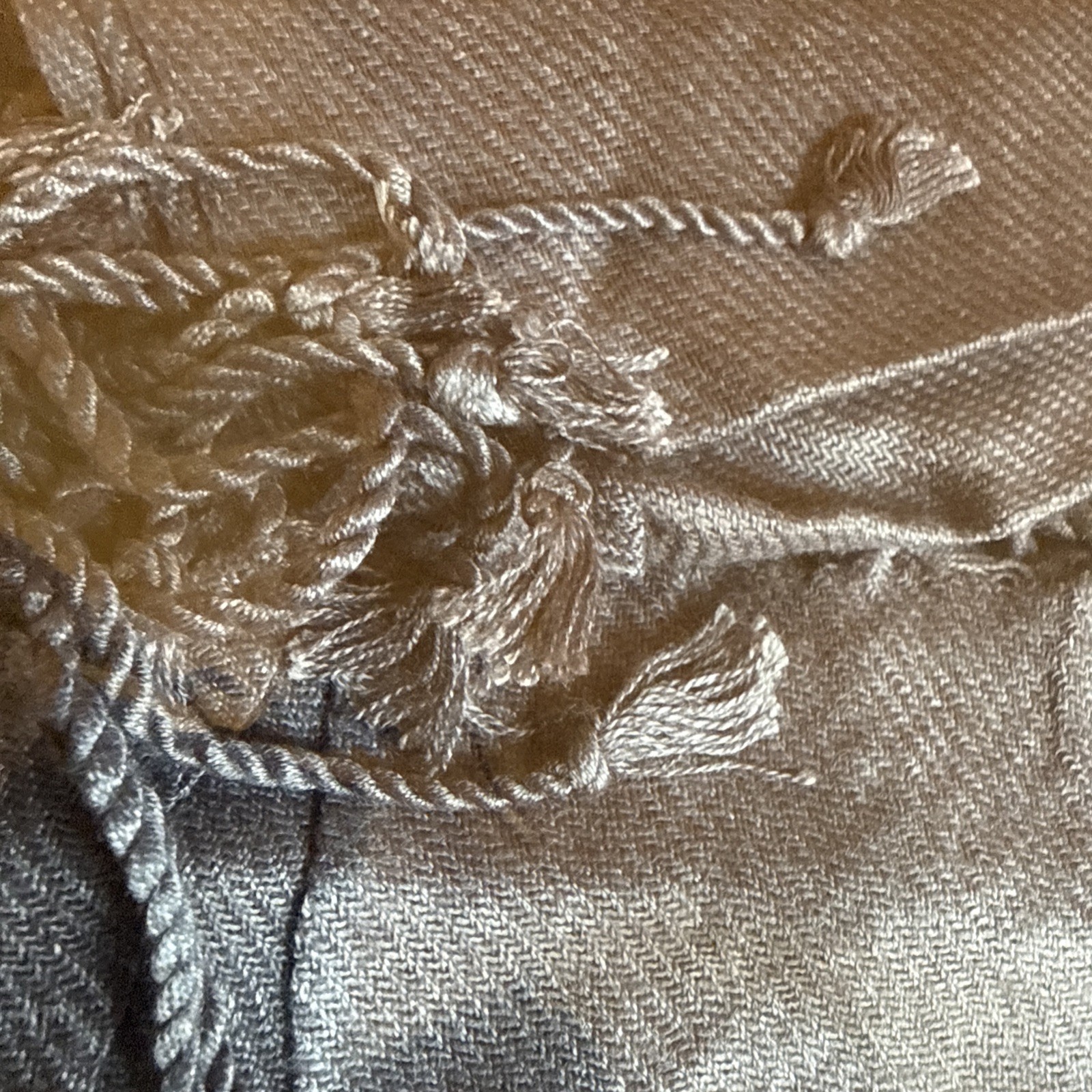 New! Pashmina Women’s 100% Pashmina Shawl Wrap Scarf Throw Dark Gray Shimmer