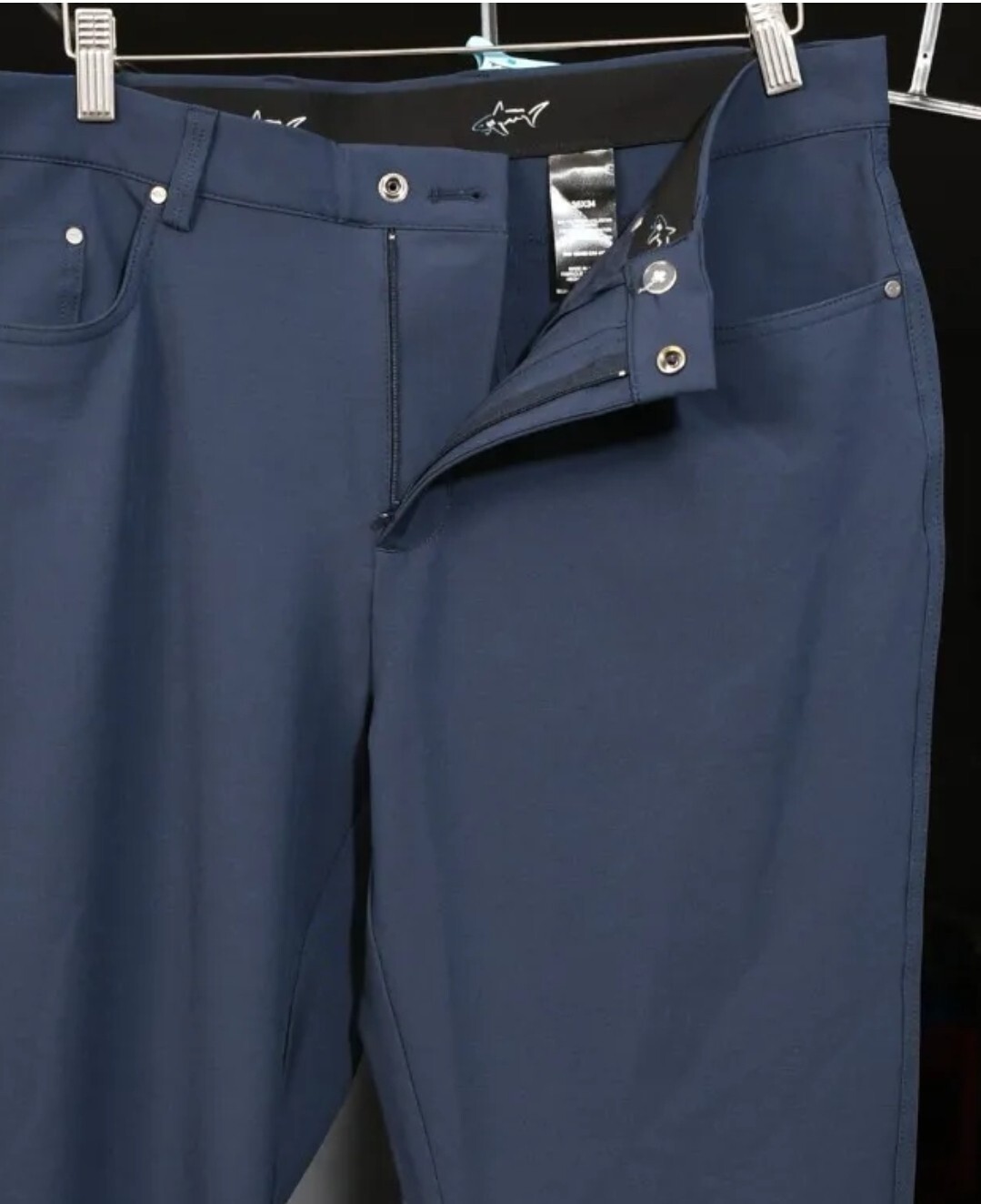 Greg Norman Men’s ML75 Ultimate Stretch Luxury 5 Pocket Pant, Navy 32, 34, 36
