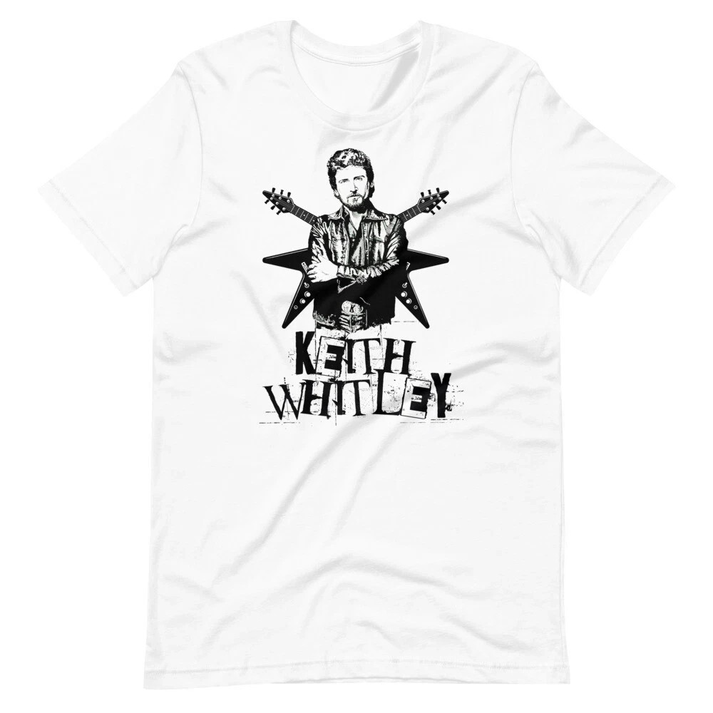 NEW Keith Whitley Music Lover White Cotton T-Shirt All Size