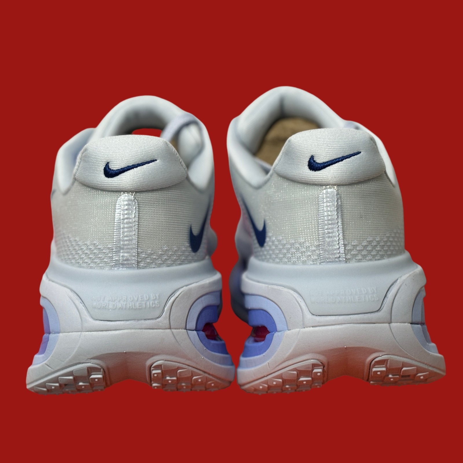 Nike Vomero Premium Sail Coconut Red and Blue HM5973-400 Running shoes