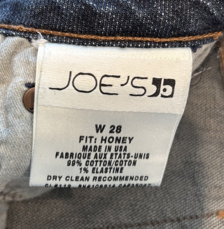 Joe’s Women Jeans Size 28 Boot Cut Blue Distressed Low Rise