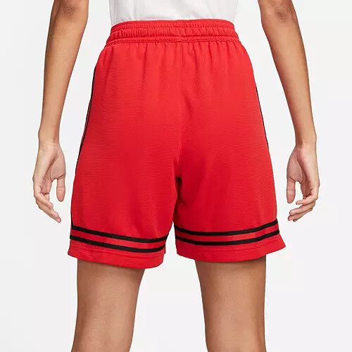 Nike Women’s Fly Crossover Basketball Gym School Shorts $50 Red NEW DH7325 657